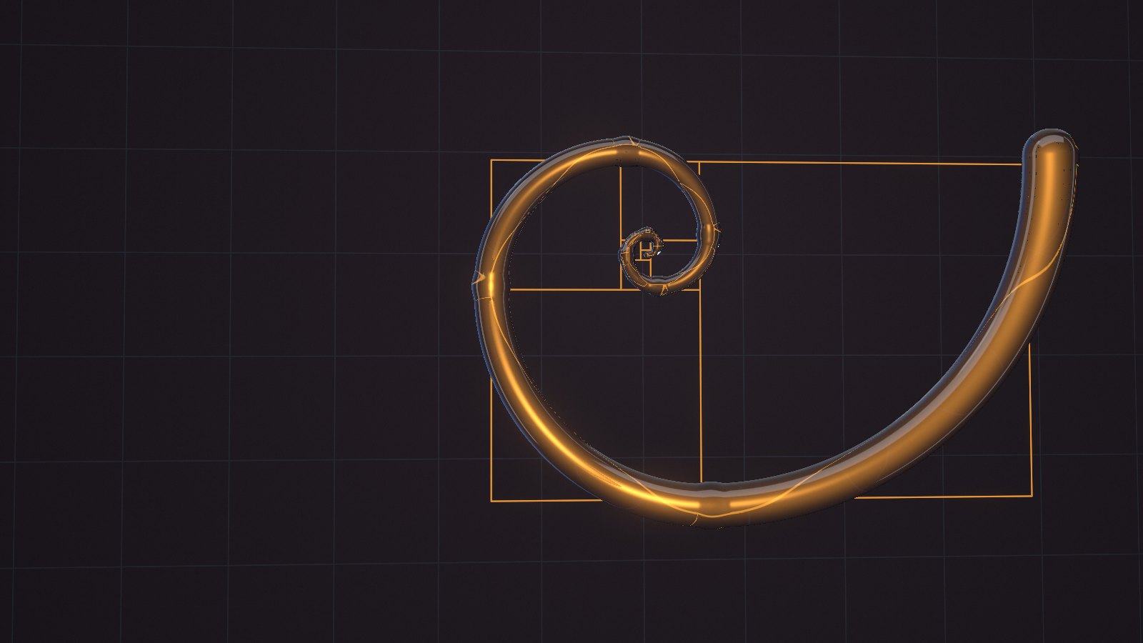 Entropix poster: a glass spiral with an amber filament on a dark ground